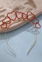 Red Rated Heart Detailed Party Crown Heart Crown