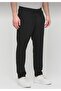 Black Men's Comfortable Fit Diver Fabric Sweatpants