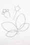 Silver Glitter Butterfly Wing Wand Crown Set of 3 - 3