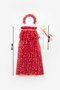 Red Girl's Starry Cape, Wand and Crown Set - 4