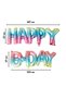Multi-Colored Happy B-Day Written Party Balloon - 2