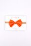 Orange Bow Girl's Hair Band