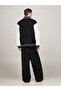 Men's Brand Logo Polyfill Filled Buttoned Stripe Pocket Stylish Look with Elastic Knitted Collar - 3