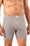 Özkan 0043 Men's 100% Cotton Combed Single Jersey Fabric Flexible Comfortable Baggy Long Johns Boxer Underpants - 2