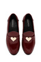 Women's Claret Red Accessory Detailed Leather Masculine Loafer 24Wfd 210222 - 7