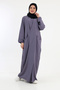 Double Pocket Casual Bihter Cross Dress Gray - 4