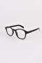 Hoas New Season Luxury Glass Unisex Black Framed Blue Block Blue Light Filtered Square Screen Glasses - 3