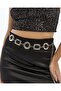 Silver/Square,Round Detailed,Women's Belt,Jacket Belt Pantalon Belt,
