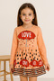 Combed Cotton Long Sleeve Dress - 2