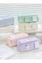 Kavai Penholder Pencil Case Multifunctional Multi-Section Canvas - 7