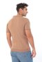 Men's Polo Neck Zippered Sports Summer Knitwear T-Shirt - 3