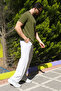 Men's Green Relaxfit Soft Touch Wrinkle-Free Modal Fabric T-Shirt - 2