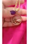 Clover and Evil Eye Bead in Long Chain Dome 1St Class Women's Steel Necklace - 4