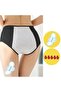 3-Piece Black Menstrual Period Special Design Women's Leak-Proof, Reusable, Comfortable Fit Panties - 7