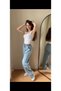 4120 Slim Jeans Casual Palazzo Comfortable Fit - 4