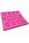 Numbers Figures 1.8cm and 3.2cm Numbers Set Silicone Mold K-1425, Stone Powder Soap Plaster Candle Mold - 2