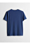 Nevavm Oval Collar Printed Combed Cotton Men's T-Shirt - 6