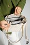 Original Women's 3 Compartment Luxury Soft Leather Adjustable Cross Strap Chain Detail Hand Shoulder Bag - 5