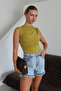 Sleeveless Gathered Detailed Sandy Women's Blouse 3086 - 5