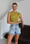 Sleeveless Gathered Detailed Sandy Women's Blouse 3086 - 6