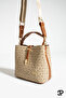 Original Women's 4 Compartment Luxury Soft Leather Stylish Hand and Shoulder Bag with Adjustable Cross Column Strap - 8