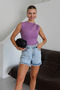 Sleeveless Gathered Detailed Sandy Women's Blouse 3086 - 5