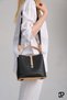 Original Women's New Season 4 Compartment Luxury Soft Leather Lock Detailed Cross Column Strap Shoulder Bag - 4