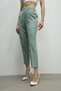 Women's Carrot Leg High Waist Lycra Woven Trousers 3001 - 6