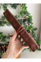 (We Write Name) Leather Covered Hand Stitched Notebook White Unlined Paper - Handmade Genuine Leather - 3