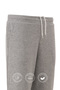 Cotton Men's Jogger Sweatpants Gray Loose Fit Drawstring Pockets Soft Touch 3 Thread Oversize - 4