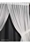 Bow Tie Pleated Decorative Double Breasted Curtain Kitchen (Special Design.) - 5