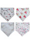 Triangle Scarf Muslin Drool and Feeding Bib 10pcs - 3