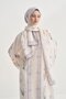 Palmara Ecru Monogram Floss Shawl - 3