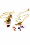 Brass Pandul Pendulum with Pendulum Chamber and Brass Pandul Pendulum Spiral Striped Set of 2 - 4