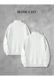 Angel-Demon Stand Collar 3 Thread Double Combination Sweatshirt - 2