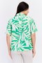 Women Spread Collar Short Sleeve Floral Print Shirt, Multicolor - 4