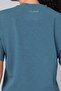 Comfort Fit Active Crop Top in Deep Sea Blue - 6