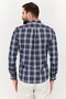 Men Slim Fit Checkered Long sleeve Casual Shirt, Multicolor - 3