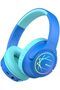 Kids Wireless Headphones with LED Lights, BTH18 Safe Volume 74/85/94dBA, 43H Playtime, Stere - 2