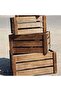 FFD Four in one New solid wood storage box extra large wooden crate - 8