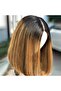 African Wig: European &amp; American Fashion Gradient Color Highlights - 2