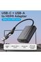 USB C + USB A to HDMI Adapter 1080P@60Hz 0.15M Compatible with Windows & macOS - 2