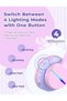 Bluetooth Kids Headphones, BTH12 Colorful LED Lights Kids Wireless Headphones Over Ear with - 4