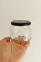 400 ml Jar Metal Black Canning Lid 400 Cc Transparent Magnolia Glass Jar 1 Piece - 2