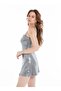 Women’s Short Sequin Party Dress - 2