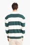 Green Men's Sweatshirt F0857Ax/Gn536 - 6