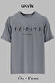 Fridays Printed Parody Oversize Unisex T-Shirt (Loose Fit)