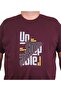 Men's Plus Size Crew Neck T-Shirt Un Stop Able 25181 Murdum - 2