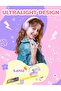 HS26 Kids Headphones, Wired, Stereo Sound, Foldable, 3.5mm Jack, Pink, Over Ear, Safe Volume - 8