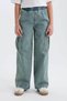 Girls Cargo Pocket Wide Leg Wide Wide Leg Jeans 3163943 - 3